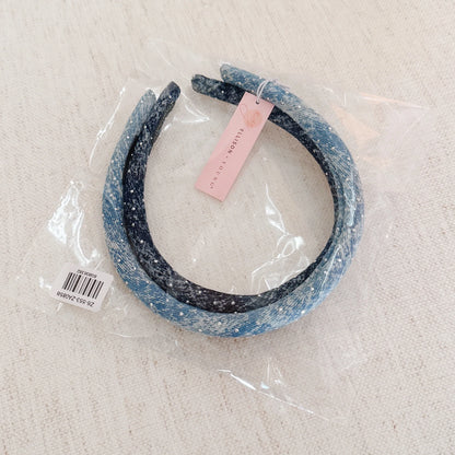 Slim and Shine Jean Headband Set of 2