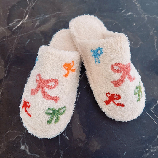 Bow Field Cozy Lounge Slipper