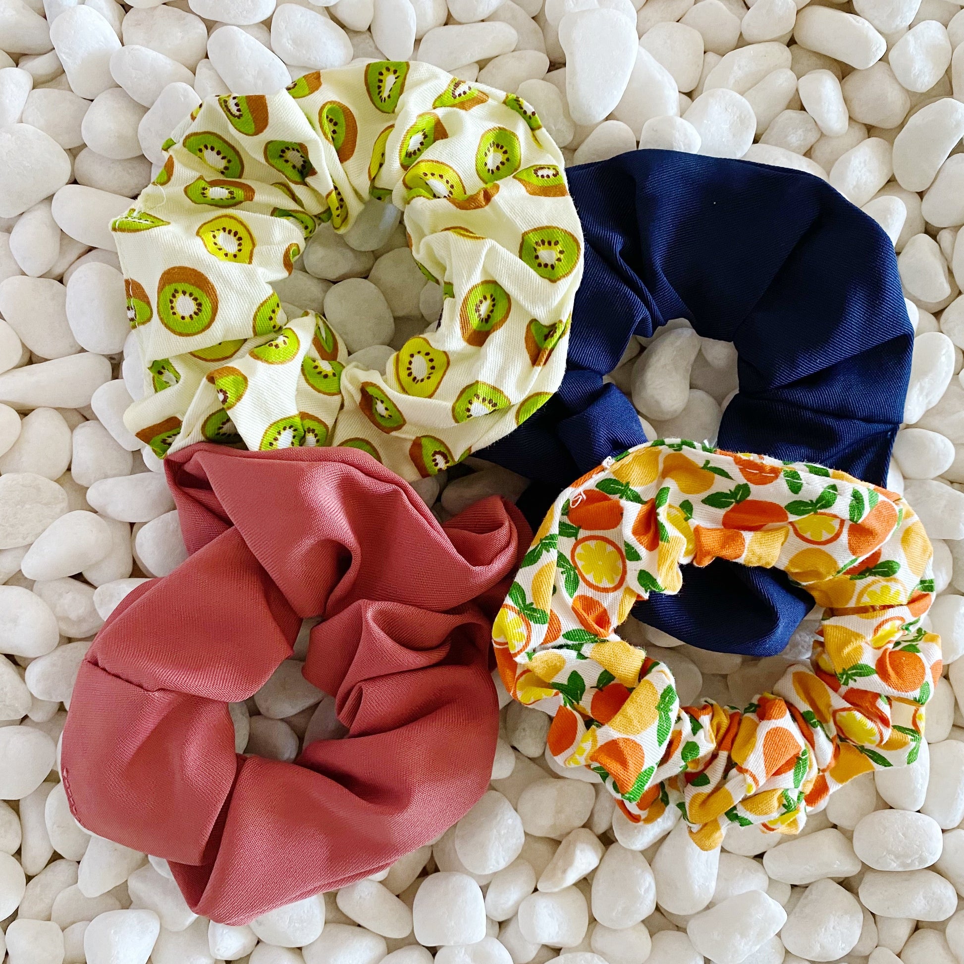 Orchard Sweet Hair Scrunchie Set of 4