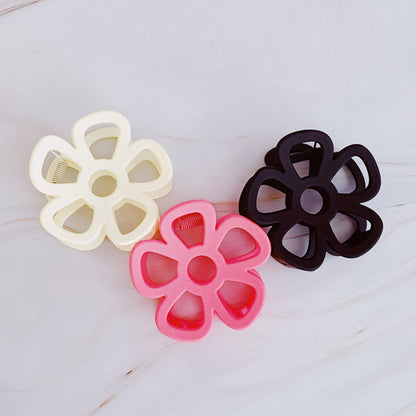 Anemone Flower Hair Claw Set of 3