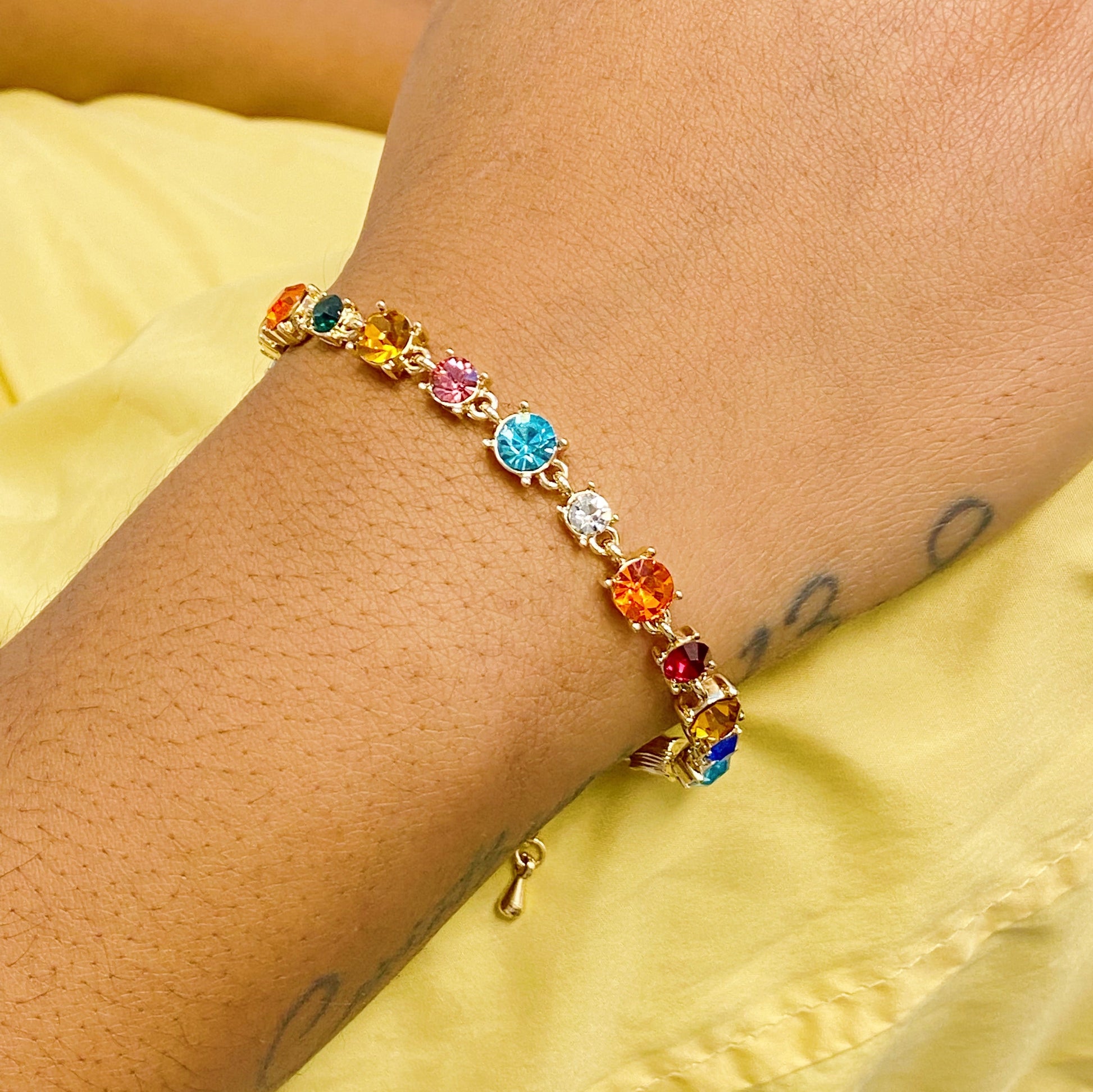 Crystals All around Bracelet