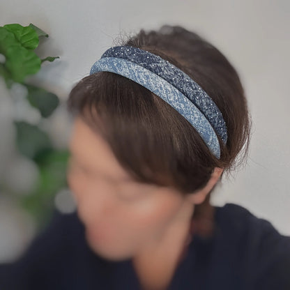 Slim and Shine Jean Headband Set of 2