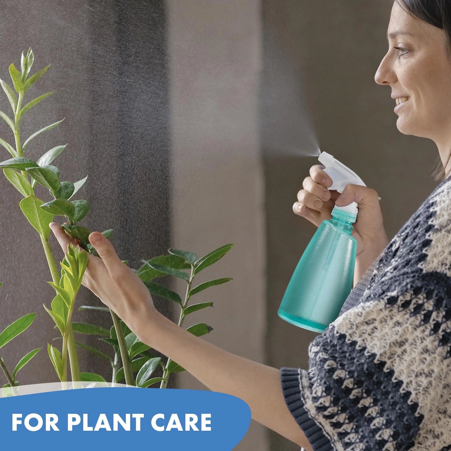 Runrar Plant Mister Spray Bottle Plastic Watering Can Watering Plastic Spray Bottle with Adjustable Nozzle Handheld Spray Bottles for Plants Cleaning Solutions Multi Purpose Use 17Oz(3 Pack)